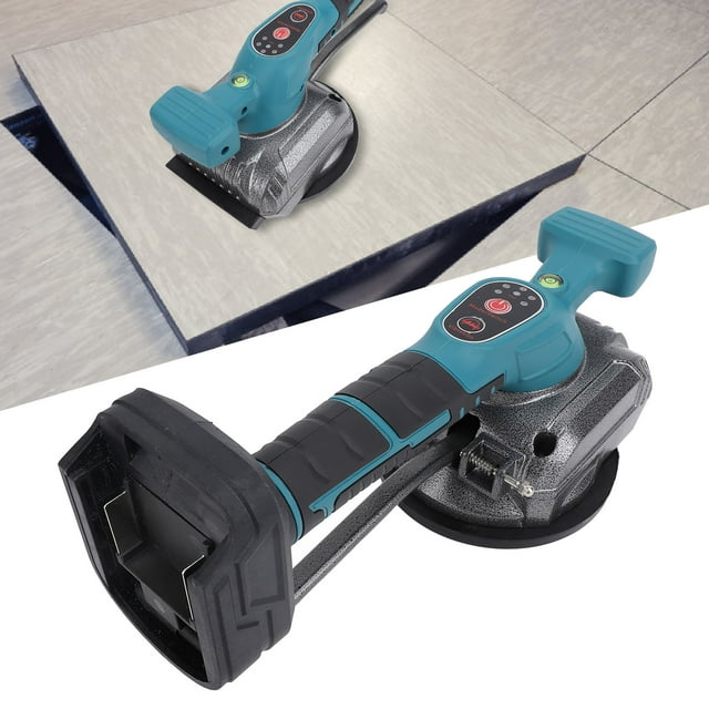 Tile Suction Cup Vibrating Tool, Tile Vibrator Leveling Machine 5 Speed Adjustable Secure Grip Easy Use for Floor Tile Wall