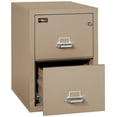 thumbnail image 2 of FireKing Taupe 2 Hour Fire Resistant File Cabinet - 2 Drawer Letter 31" depth, 2 of 3