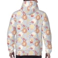 thumbnail image 7 of Fotbe Men's Hoodie with Butterfly Flower Pattern - Kangaroo Pocket Pullover Hooded Sweatshirt, Perfect for Daily Wear, Travel, and Home-Medium, 7 of 7