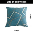 thumbnail image 2 of Funda de almohada cuadrada suave y moderna, cómoda, de chenilla con textura de punto, 2 of 5