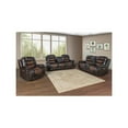 thumbnail image 3 of New Classic Furniture Nikko Leather Glider Recliner with Power Footrest in Brown, 3 of 4