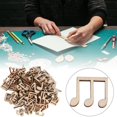 thumbnail image 3 of Music Note,100 Pcs Wooden Music Wooden Decoration Decorative Music Note Leading Edge Technology, 3 of 9