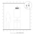 thumbnail image 3 of 46748-91 Livex Lighting Dakota - 2 Light ADA Wall Sconce In Transitional Style-5 Inches Tall and 13 Inches Wide, 3 of 10