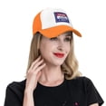 thumbnail image 5 of Yiaed Trump is our president 2024 Print Classic Trucker Hat Rugged Flex Mesh Baseball Cap, 5 of 6