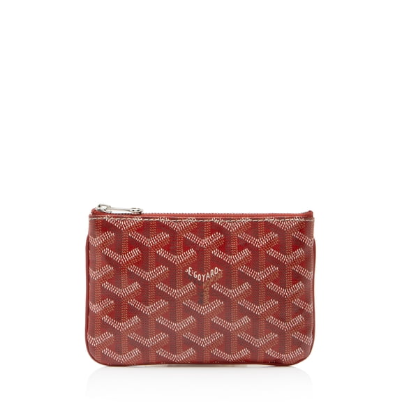 Pre-Owned Goyard Goyardine Canvas Senat Mini Pouch
