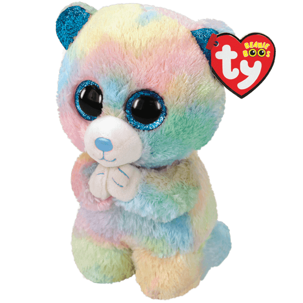 New TY Beanie Boos HOPE United Way Charity TieDye Praying Bear