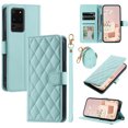 thumbnail image 3 of for Samsung Galaxy S20 Ultra Elegant Phone Case Wallet Pocket with Card Holder for Women,Crossbody Strap Case for Samsung Galaxy S20 Ultra with Strap Lanyard,Magnetic Flip Leather Case,Mint, 3 of 10