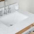 thumbnail image 3 of ARIEL Monroe 72 Inch Double Rectangle Sink Bathroom Vanity With Carrara White Quartz Countertop 1.5 Inch Edge In Grey, 3 of 8