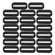 thumbnail image 1 of 20 Pcs 20mm Silicone Retainer Buckle Holder Watchbands Retaining Replacement Watch Strap Clasp Locker (Black), 1 of 5