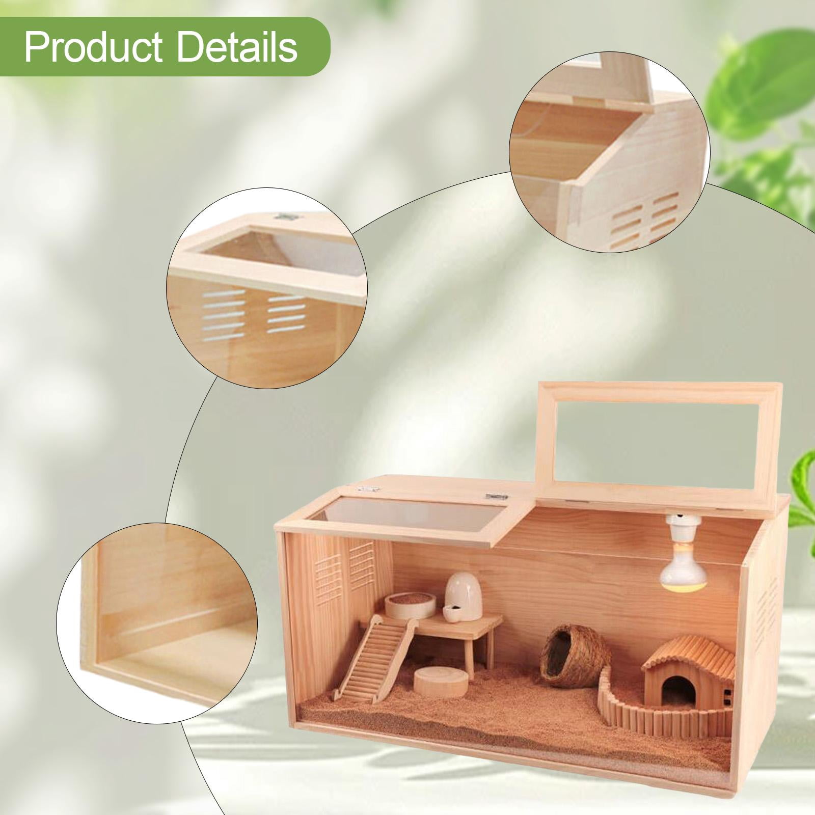 FashionCha Brooder Box for Chicks Spacious Small Chicken Coop for Ducks Quails Hamsters