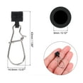 thumbnail image 2 of Uxcell Fishing Line Sinker Slider, with Duo Lock Snap Sinker Slider Weight Connector 6# Black 30Pcs, 2 of 6