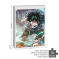 thumbnail image 3 of My Hero Academia Jigsaw Puzzle, Wood Puzzles Adult, 70 PCS Jigsaw Puzzle Perfect for Game Nights, 3 of 7