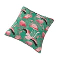 thumbnail image 2 of Rateoe Tropical Flamingo Pattern Throw Pillow Cover Premium Pillow Stuffer Sham Square for Decorative Cushion Bed Couch Sofa(Pillow insert not included), 2 of 8