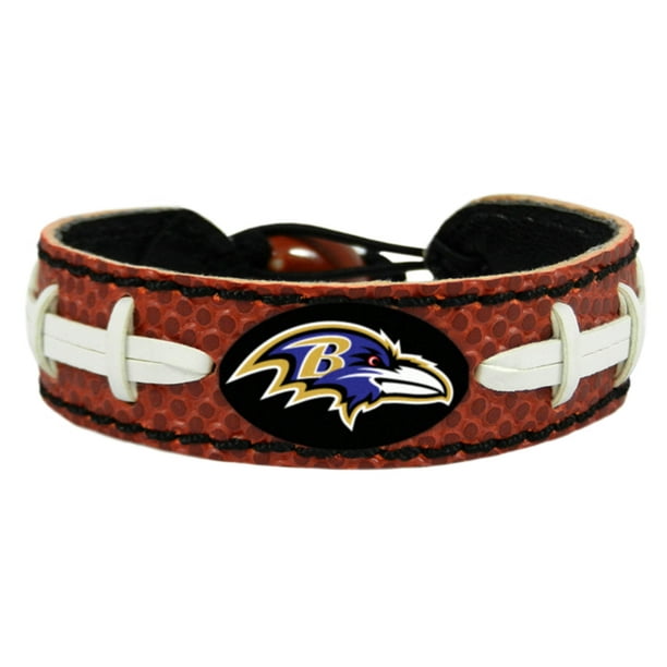 Baltimore Corbeaux Classique Bracelet de Football BAL Lacets en Cuir Cadeau NFL