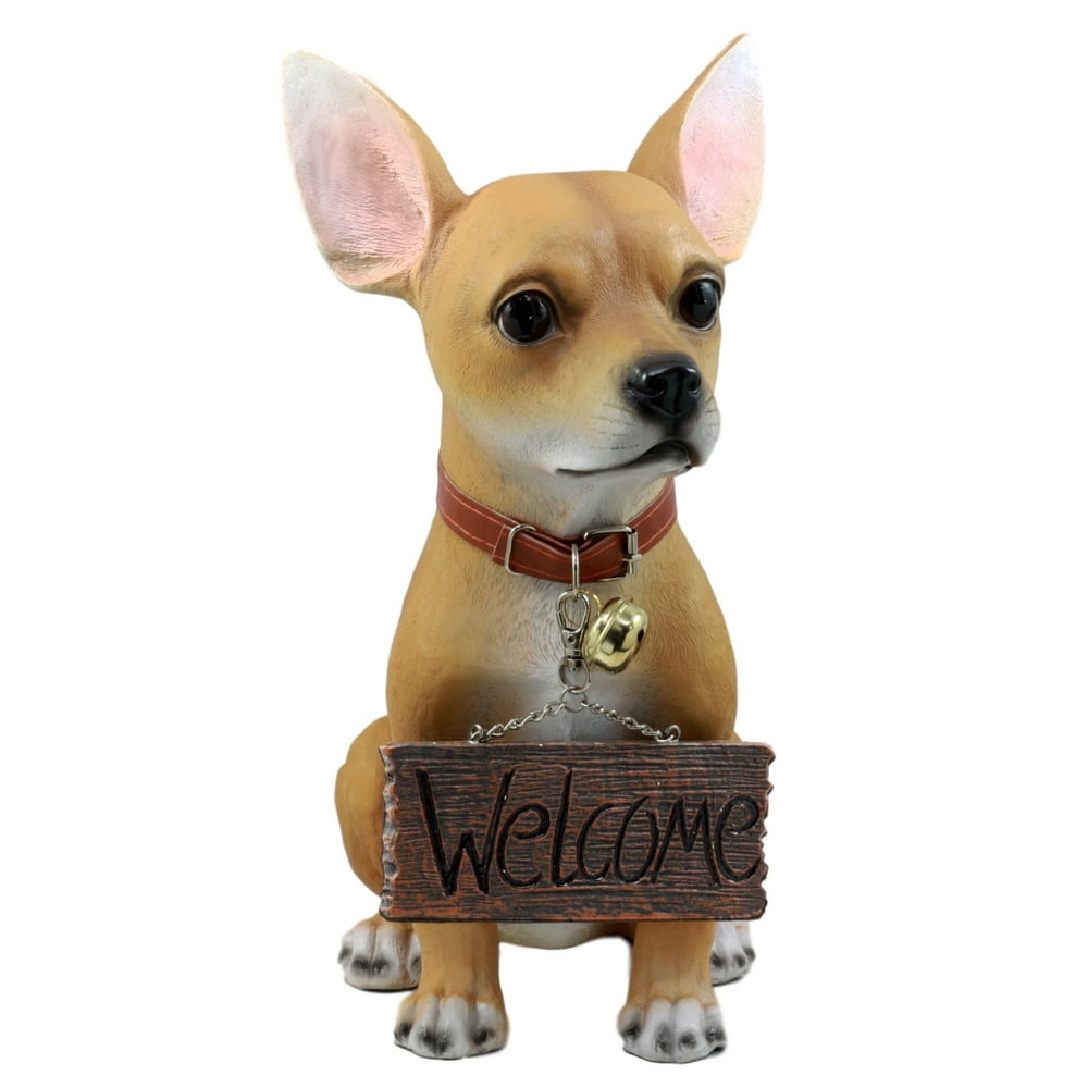 chihuahua lawn statue