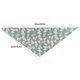 thumbnail image 4 of Methold Bufanda de baba para mascotas Plegable Impreso Reutilizable Lavable Adorable Toalla triangular para cuello de 25-45 cm Hoja verde Type2 NO2, 4 of 6
