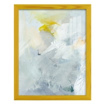 Canary and Sky II - Framed Print w/glass - Sunflower Yellow