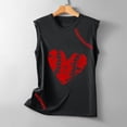 thumbnail image 4 of SMihono Débardeurs pour Femmes Débardeur Décontracté Imprimé Col Rond Sans Manches T-Shirts Blouses d'Été pour Femmes, 4 of 5