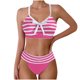 thumbnail image 1 of Traje de Baño de Mujer Más Tamaño de Impresión Bikini Traje de Baño Dividido, Poliéster Spandex para la Playa Del Verano Y la Piscina, 1 of 9