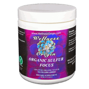 Wellness origin | Organic Sulfur Focus | Vital Building Block of Joints, Cartilage, Skin, Hair, Nails, and Methyl Groups, 16 oz