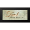 thumbnail image 2 of Greene, Taylor 24x12 Black Modern Framed Museum Art Print Titled - Trust, 2 of 5