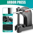 thumbnail image 2 of Arbor Press, 1 Ton Manual Arbor Press with Handwheel, 5.9" Maximum Height, Cast Iron Heavy-duty Manual Desktop Arbor Press, Precision Hand Press for Stamping, Bending, Stretching, Forming, 2 of 7