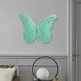 thumbnail image 4 of kowaku 2xButterfly Wall Decor Hanging Butterflies for Bedroom Outdoor Indoor Patio Green, 4 of 9