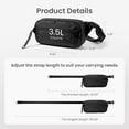thumbnail image 5 of tomtoc 3.5L Sling Bag with RFID Blocking, Crossbody Bag Chest Shoulder Pack for Men and Women, Water-resistant Lightweight Casual Waist Fanny Pack for Travel/Daily Use, 5 of 9