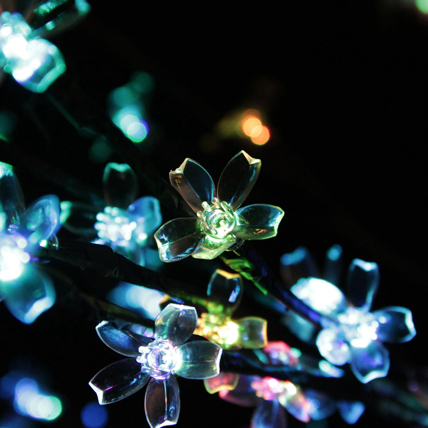 6' LED Lighted Cherry Blossom Flower Tree - Multi Color-Changing Lights