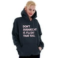 thumbnail image 3 of Dont Sugarcoat It Cute Sweet Foodie Unisex Plus Fleece Graphic Hoodie Brisco Brands 5X, 3 of 4
