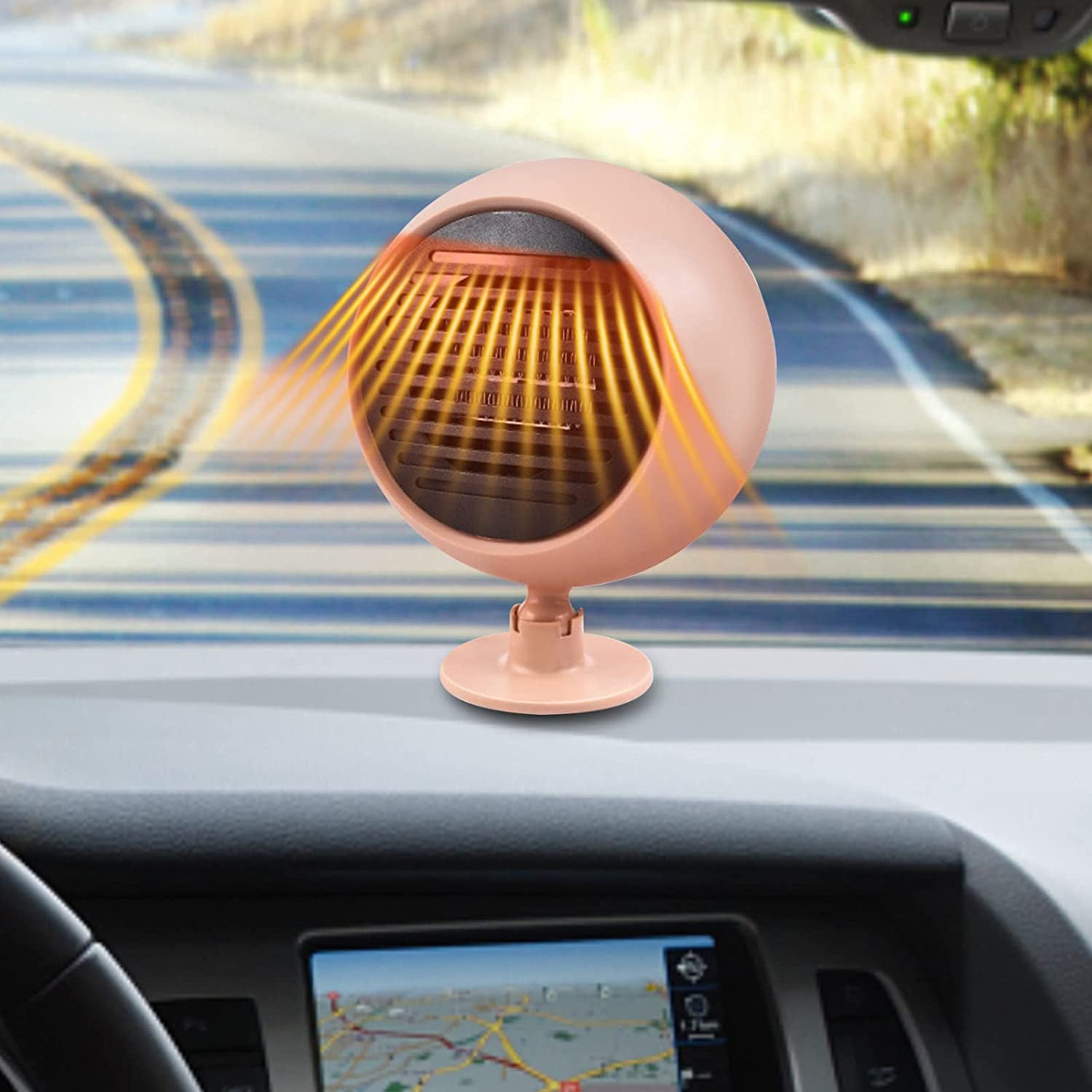 Portable Car Heater 12v,2 in 1 Cooling & Heating Function Fast Heating