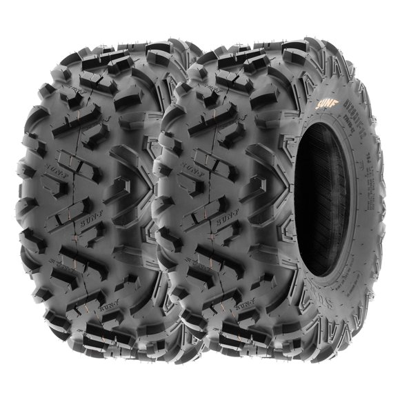 SunF 25x10-12 ATV UTV 25x10x12 All Terrain Tires 6 PR A051 POWER II - PAIR of 2