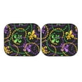 thumbnail image 7 of Haiem Mardi Gras6 Car Windshield Sun Shade (2 Pieces) Foldable Windshield Sun Shade Car Accessories for Truck SUV Pickup-Medium, 7 of 7
