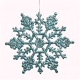 thumbnail image 1 of 8 in. Baby Blue Glitter Snowflake 12-Pvc Bx, 1 of 1