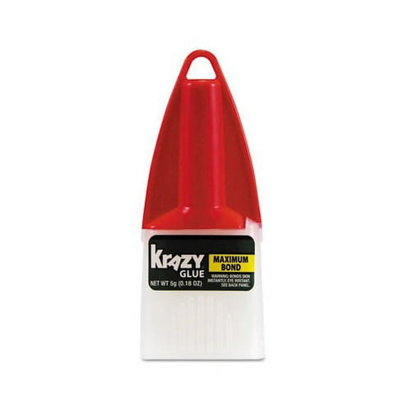 Maximum Bond Krazy Glue 0.18 oz, Dries Clear
