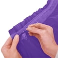thumbnail image 2 of Dark Purple Plastic Party Table Skirt, 14ft, 2 of 3