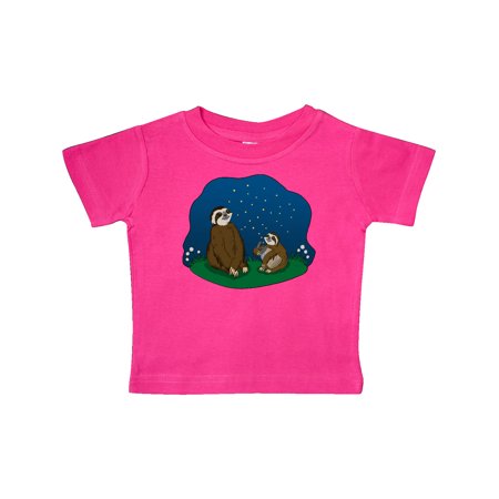 

Inktastic Summer Sloths With Fireflies Gift Baby Boy or Baby Girl T-Shirt