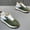 Green, variant on Men'S Forest Checkerboard Sports Shoes | Breathable Fabric Upper and Cushioned TPU Sole, Low-Top Casual Shoes with Round Toe and Arch Support, Black/White/Golden Color-Block Design
