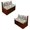 Peony, variant on ZUXONGSY Peony Pattern 4 pcs RV Dinette Cushion Covers Elastic Camper Seat Covers Dinette Booth Comfortable Furniture Protector for RV Camper Car Bench
