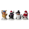 thumbnail image 4 of Northlight Set of 4 Santa, Snowman, Penguin and Reindeer Christmas Stocking Holders 5.75", 4 of 4