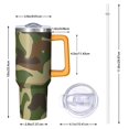 thumbnail image 2 of Camouflage 40oz Tumbler– Stainless Steel Insulated Tumbler with Handle and Straw, Large Capacity Travel Cup for Hot & Cold Drinks, 2 of 6