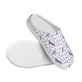 thumbnail image 3 of Picia Lavender Flowers for Women's Lamb-hug Comfy Fleece House Slippers Memory Foam, Slip-on House Shoes Indoor Outdoor-40/41, 3 of 7