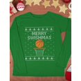 thumbnail image 4 of Tstars Mens Christmas Shirts Gift Merry Christmas Swishmas Ugly Sweater for Basketball Lovers Funny Humor Family Holiday Shirts Xmas Party Christmas Gifts for Him Long Sleeve T Shirt, 4 of 6