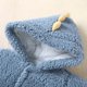thumbnail image 3 of Gibobby pantalones siameses Bebés niñas niños invierno manga larga polar con mono dinosaurios ovejas con capucha ropa de abrigo(Azul， 9-12 Meses), 3 of 5