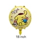 thumbnail image 5 of 10 globos de aluminio de 18 pulgadas con forma de perro canela y melodía de Sanrio Kulomi, decoración para fiestas de cumpleaños infantiles, 5 of 5