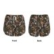 thumbnail image 3 of Balery Mushroom Garnish Pantalones cortos deportivos para mujer con forro y dos bolsillos, elásticos, para entrenamiento, gimnasio, yoga-Medium, 3 of 7