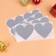 thumbnail image 3 of FELTECHELECTR 50 pegatinas con forma de corazón para rascar, creativas, para manualidades, sorpresas, para fiestas y amigos, color plateado, 3 of 6