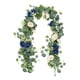 thumbnail image 1 of Arreglo floral de enredaderas artificiales, hebras versátiles de eucalipto sintético Azul, 1 of 9