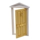 thumbnail image 4 of Mini Muñeca Modelo Decoración de Madera Multiusos Escala 1/12 para Casas de Muñecas Diseño de Escena de Vida Cocina Sala de Estar Accesorios Amarillo Macarena Puerta en miniatura, 4 of 8