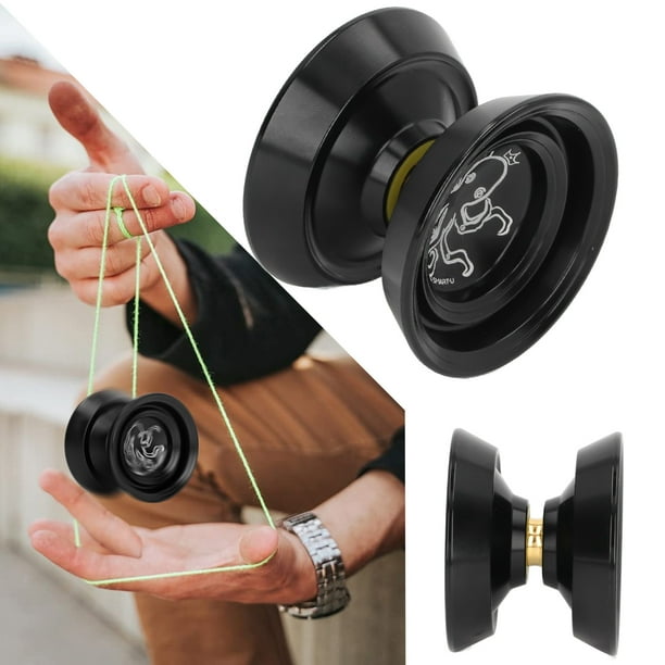 Bola De Yoyo De aleación De Aluminio, Bola De Yoyo Profesional Que No Responde, Desvanecimiento Avanzado, Exquisita Para Competencia Con Guante, Cuerdas De 3 Piezas